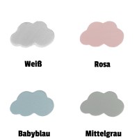 Motivperle Holz Wolken klein